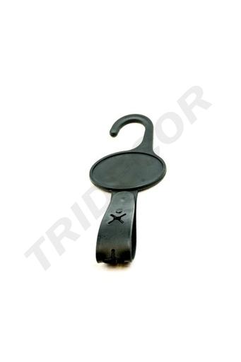 [005125] Plastic Hanger with Automatic Black Color