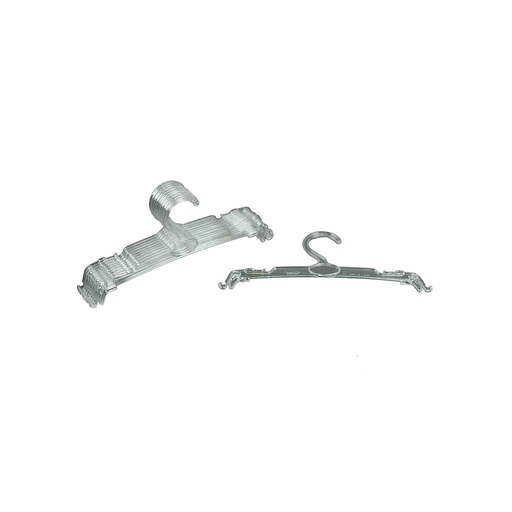 [005097] Rigid Plastic Hanger for Lingerie 10 units