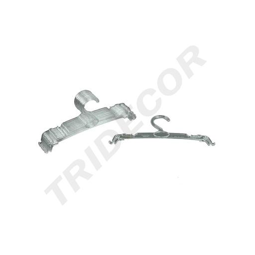 [005097] Rigid Plastic Hanger for Lingerie 10 units