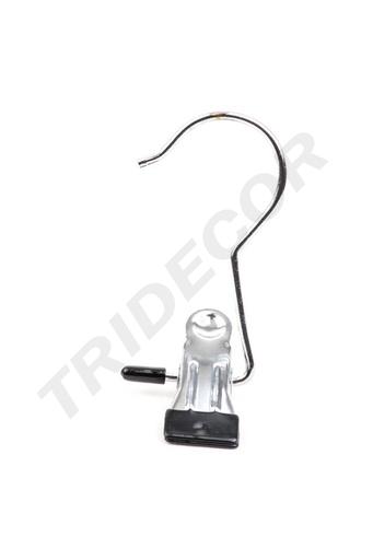 [005059] Percha Individual de Metal con Pinza 10 Unidades