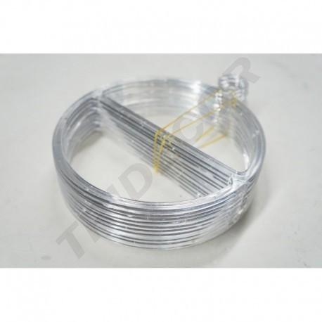 [005021] 圆形塑料透明丝巾架Percha Forma Anillo Transparente para Fulares(10undes/pq) 1000/caja