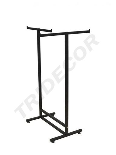 [038016] Black Double 'T' Coat Rack Measurements (cm) 137X93X40