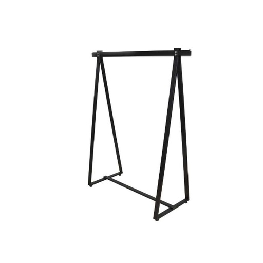 [038303] Appendiabiti a forma triangolare colore nero opaco 150X120X48cm