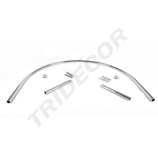 [006113] 电镀圆管半圆试衣架 ST800 Probador medio redondo Metalica 101X107cm 25mm