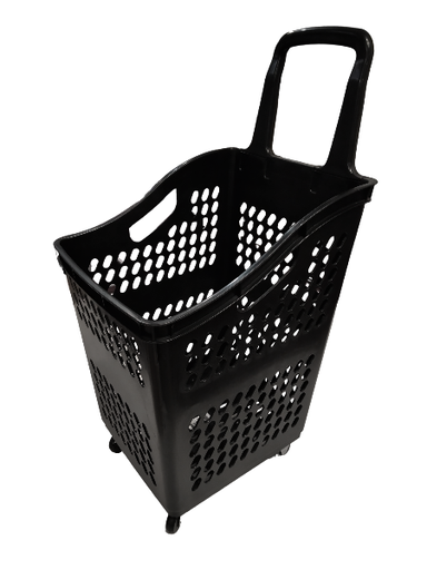 [014559] Black Shopping Basket