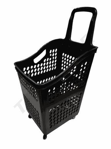 [014559] Black Shopping Basket