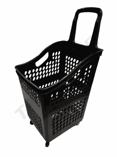 [014559] Panier d'achats noir