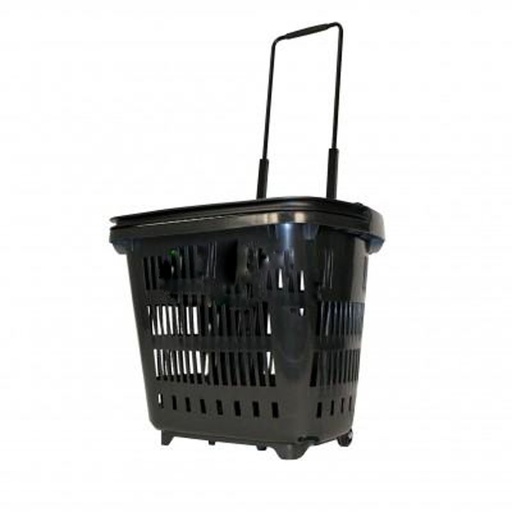 [6014560] Cestino del supermercato nero 50 L