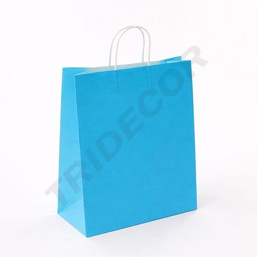 [010771] Bolsas De Papel De Celulosa Azul Claro 45x15x49 Cm