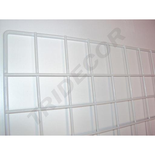 [033124] Maille blanche bordure simple 60x150cm