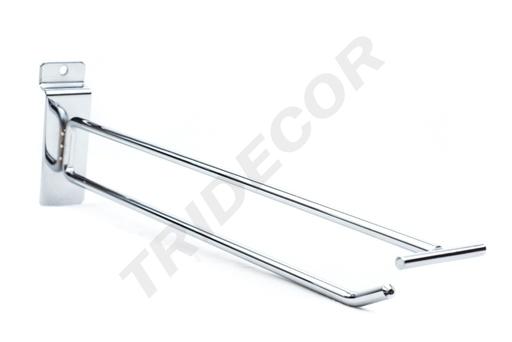 [001019] Gancho Porta Precios Para Panel De Lamas 30 Cm