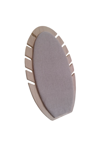 [0091035] Expositor Joyería Lino Con Madera Para 5 Cadenas