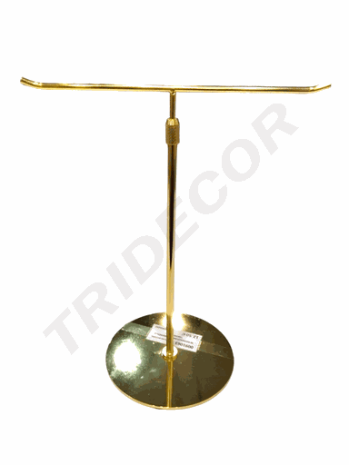 [0091063] Présentoir Doré Double Symétrie 36 64cm (Hauteur) x30cm (Largeur) x18cm (Base)