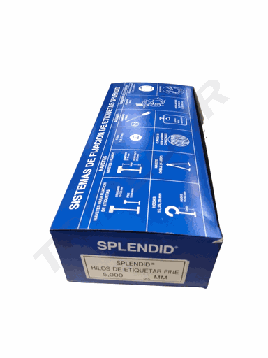 [014096] Splendid 25mm Navetes Std 5000/caja 粗标签线