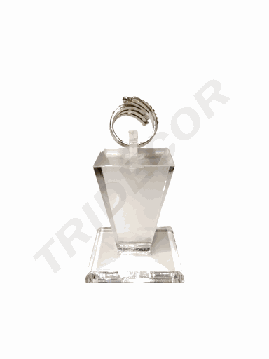 [007163] 亚克力透明独立戒指托Expositor Anillo Acrilico