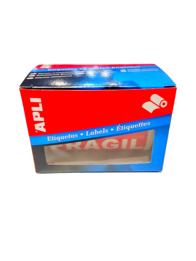 [8410782002963] Roll of Very Fragile/Urgent Labels 50X100mm 200U/Roll Ref.296