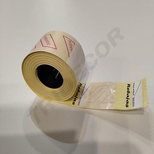[014635] Etiquetas com Vendas e Desconto Preço Antigo 8/Rolo