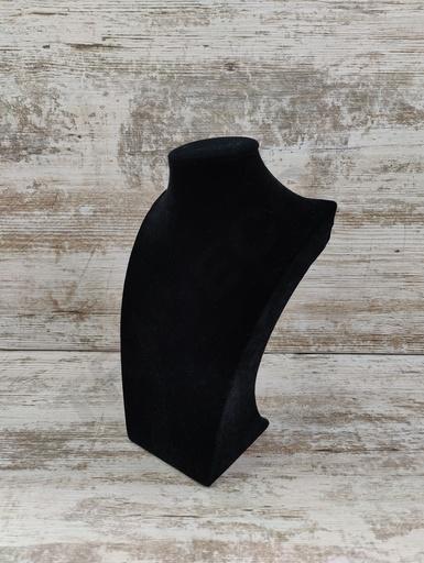 [009181] Expositor De Collares Mediano De Terciopelo Negro 26x17x9,5CM