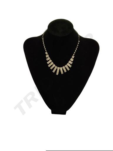 [009040] 首饰架大号黑色 Expositor Grande para Collares Terciopelo Negro
