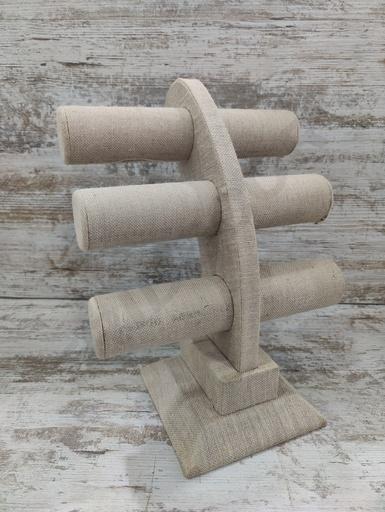 [009250] 厚亚麻展示 3 管手链 Expositor Lino Grueso 3 Tubos para Pulsera