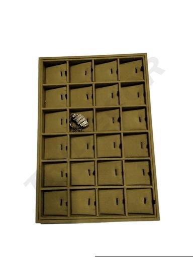 [009278] 带卡片棕色亚麻盒 Caja de Lino Color Cafe Con Tarjeta