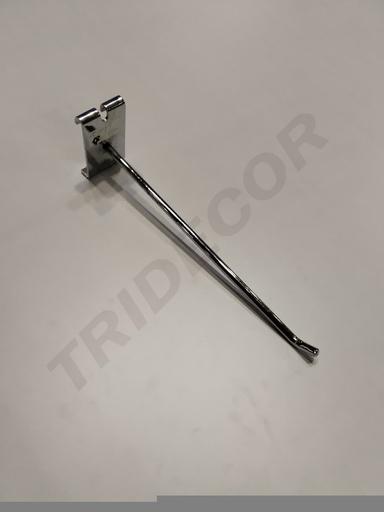 [001149] Chrome Hook for Mesh 100 units/box rg30cm Wire 8mm