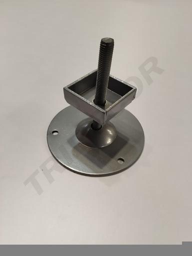 [006075] Adjustable Base for Gray Square Tube 38X38mm