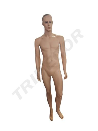[040345] Manechin masculin realist de culoare carne Sm-6054