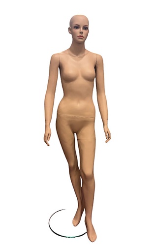 [040318] Manequim feminino realista sem cor de pele de cabelo
