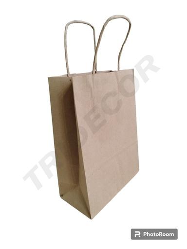 [8436557058270] Bolsas de Papel Kraft Xs 18+8X24 Cm 058270 25 Unidades