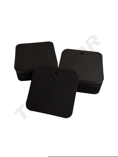 [6014029] Étiquettes de prix carrées noires 5x5cm 100 unités