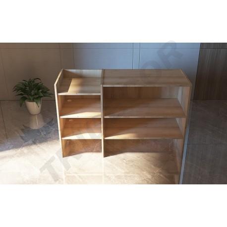 [0270000] Mostrador de Madera en Varios Colores 140x90x50 Cm