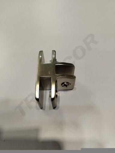 [044030] Glass T Connector 6mm Stainless Steel.