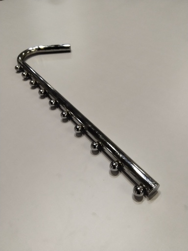 [002259] Chromed 10 Ball Tube Hook