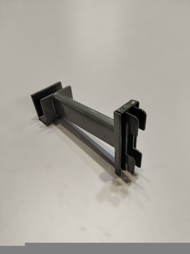 [002056] 双鱼尾灰色扁管托Soporte tubular rectangular gris para tubo de 50mm