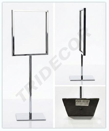 [009776] Marco Cromado Con Base 28*20