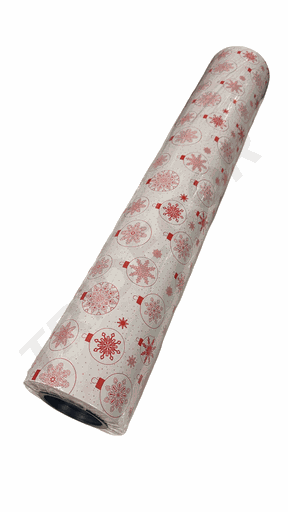 [014176] Papel de Regalo Estampado Navideño Globos 62 cm