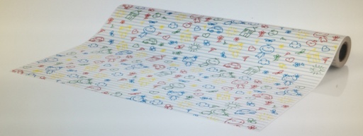 [014176] Papel de Regalo de Diferentes Colores y Dibujos Infantil 62cm 4kg
