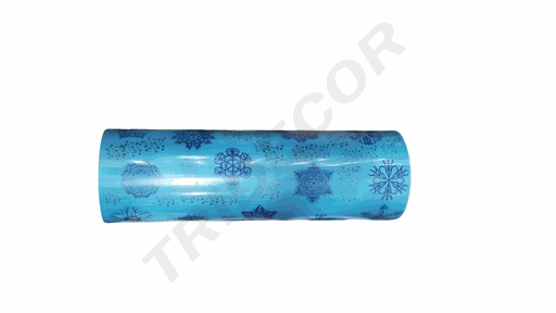 [014177] Papel de Regalo Navideño Azul 31cm