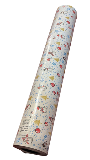 [014176] Papel de regalo blanco y negro 62cm