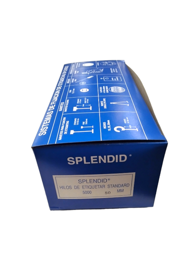 [014102] Splendid Caja Navetes Standar 5.000Und 50Mm Aguja Standard