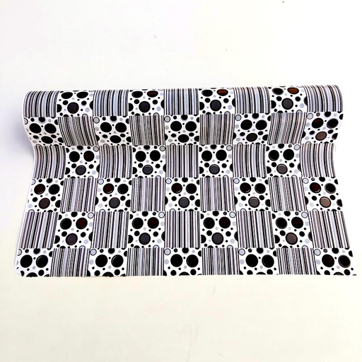 [014176] Polka Dots/Stripes Design Wrapping Paper 62 cm