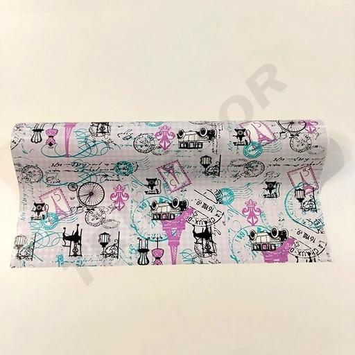 [014176] Bohemian Printed Gift Wrap 62 cm