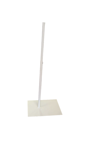[040019]  base metal rectangulo color blanco 30x40cm 5/caja