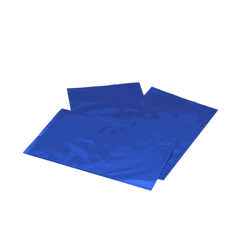 [010358.1] Bolsas Metalizadas Color  Azul 25x40 cm 50 Unidades