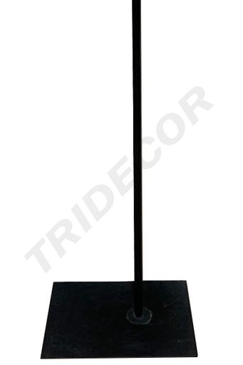 [040018] Base Rectangular Para Bustos Color Negro