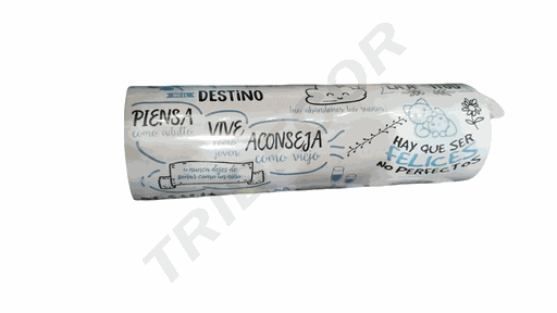 Papel de Regalo Frases Fondo Blanco 31cm