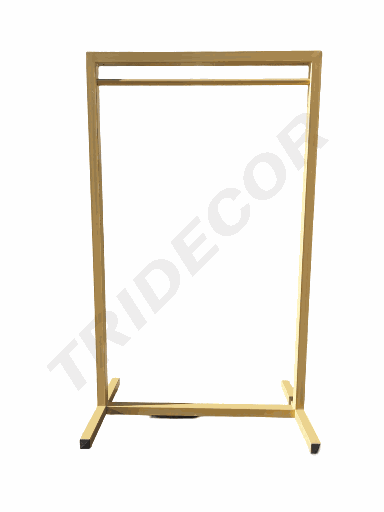[ST117] ST117  Perchero Dorado 62x50x151Cm