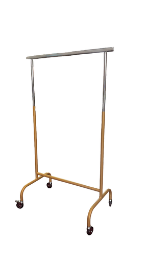 [038949] Burro Ropa Regulable en Altura 100x50x160 cm COLOR ORO 可调衣架