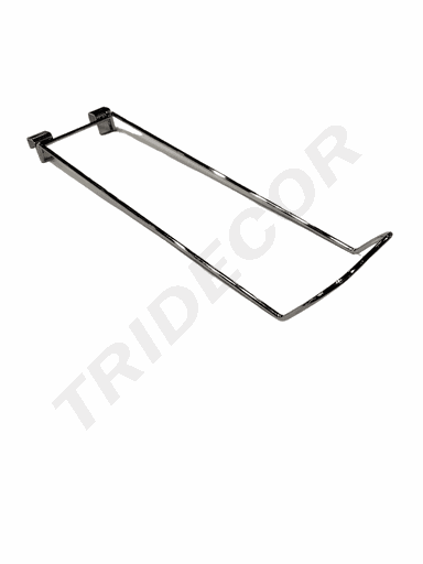 [001520] Suporte de Bola Cromada com Âncora de Barra para Preço